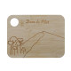Planchette bambou 20x15cm - 