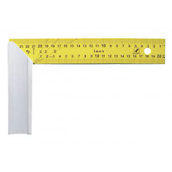EQUERRE MENUISIER ALU 250MM