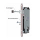 SERRURE MULTIFONCTION A ENCASTRER AXE 29 MM