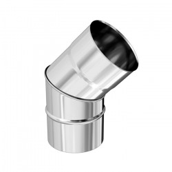 COUDE BR45° 2PART INOX 304 230