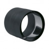 Raccord anti-bistre émail noir mat réduit de 150 et 153 mm