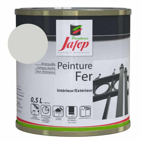 Peinture Fer Gris Métal 0,5L NCS S 1500N