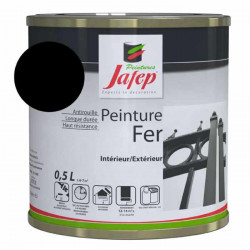 Peinture Fer Noir Mat 0,5L negro mate