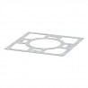 Plaque écart feu OPSINOX double paroi 130x180mm pour conduits DUOTEN