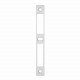 Gâche plate 3106 alu satiné épaisseur 6 mm