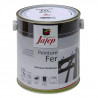 Pot de peinture blanche pour le fer