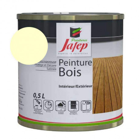 Peinture Bois Blanc Écru 0,5L NCS S 0907 Y30R