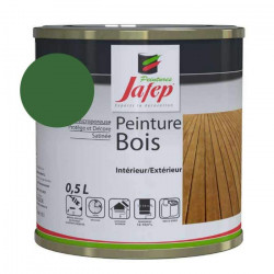 Peinture Bois Vert Printemps 0,5L RAL 6002