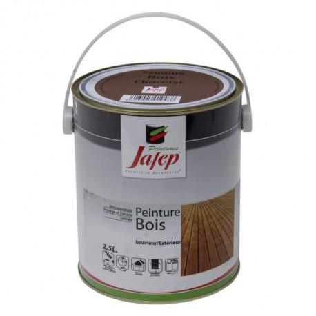 Peinture Bois Chocolat 2,5L RAL 8007