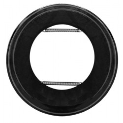 Rosace à ressort noir mat 139mm