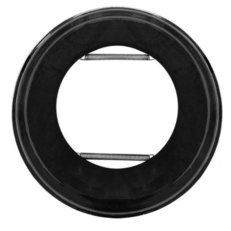 Rosace à ressort noir mat 139mm