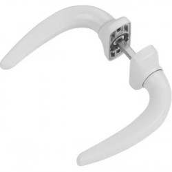 BEQUILLE DOUBLE HORUS BLANC RAL 9010