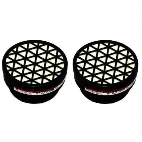 Filtre peinture vapeur, gaz et vernis demi masque A2P3
