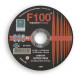 Disque plat F100 125x1x22