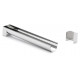GOUTTIERE A BUCHES RONDE INOX 18/10 EMBOUTS AMOVIBLES