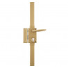 Serrure 3 points TARGA bronze verticale fouillot gauche