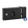Serrure en applique horizontal fouillot droit