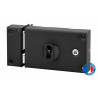 Serrure en applique horizontal fouillot gauche