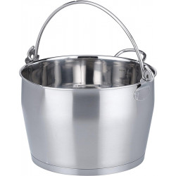 Chaudron de cuisine Inox diamètre 24 cm