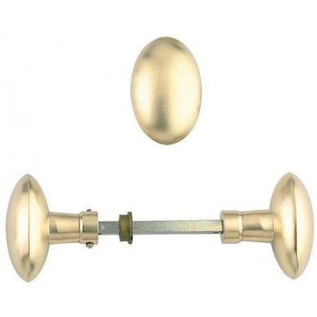 Bouton double Laiton carré de 6mm