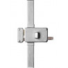 Serrure 3 points HORGA gris horizontal tirage gauche 