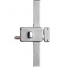 Serrure 3 points HORGA gris horizontal tirage droite