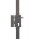 Serrure 3 points TARGA gris vertical tirage gauche