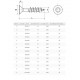 VIS AGGLO TF TORX INOX FP 5 X100/60 (boite de 100)