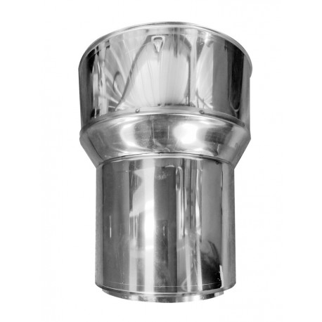 Raccord atrier rigide 125 mm côté flexible 180mm