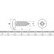 VIS TOLE TC INOX 3.5X9.5 mm