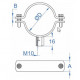 COLLIER RENFORCE 125 - 130 mm