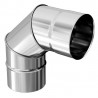 Coude équerre à secteur 90° de 130 mm en INOX 304