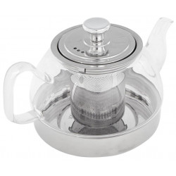 Théière verre avec filtre 0,8 litres
