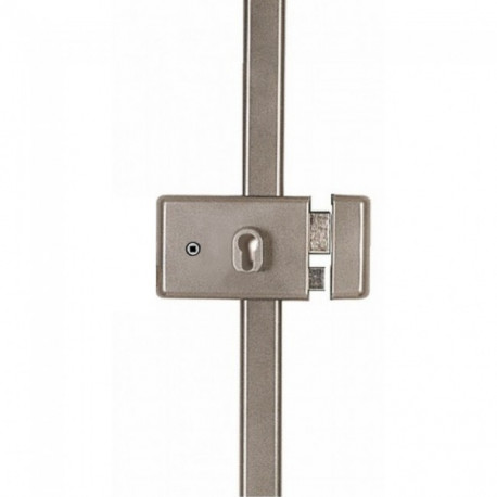 SERRURE 3PT HORIZONTAL FOUILLOT DROITE GRIS