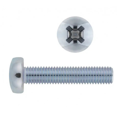 VIS METAUX ZING.TR CRUCI. 4 X 10 mm