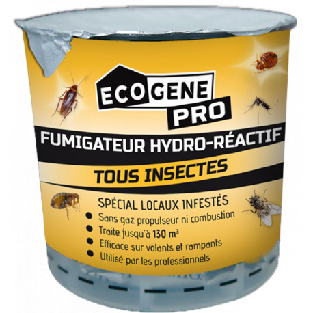 FUMIGATEUR HYDRO REACTIF TOUS INSECTES Boîte de 10 GR pièces 170 m3