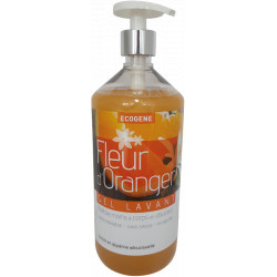 GEL LAVANT MAINS et CORPS 1 L Fleur d'Oranger