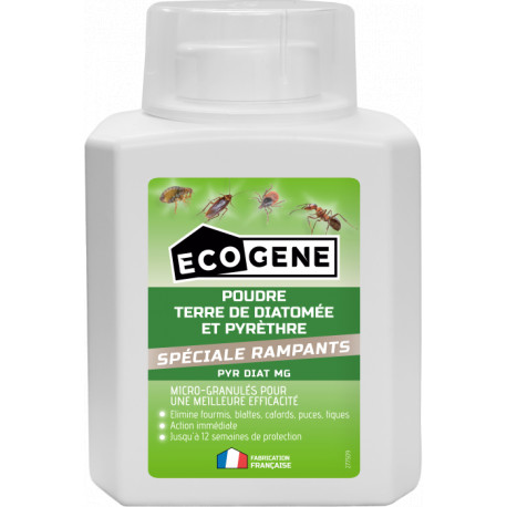TERRE DE DIATOMEE + PYRETRE - Poudre 500gr