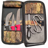 Malette de couteaux de chasse camouflage - 6 pieces