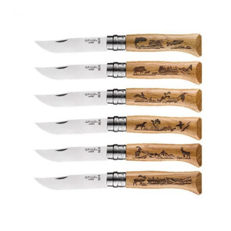 Boîte 6 OPINEL PANACHE N°8 ANIMALIA