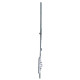 Crémone axe 7.5 L1030 cote D 500 mm 1 galet G-22063-00-0-1