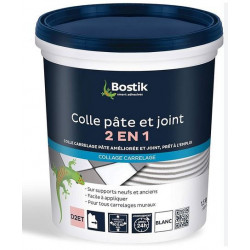 COLLE CARRELAGE & JOINT Blanc - 1.5kg