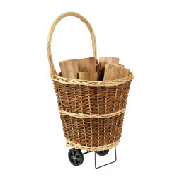 CHARIOT A BUCHES OSIER BI-COULEUR