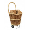 CHARIOT A BUCHES OSIER BI-COULEUR