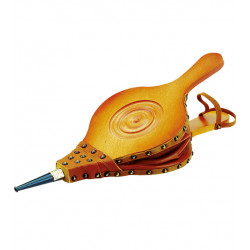 SOUFFLET ORIGINE DECORE HETRE PATINE VERNI