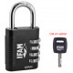 Cadenas à code R4MK + clé de secours