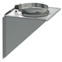 Support mural Inox DUOTEN 180-230 mm