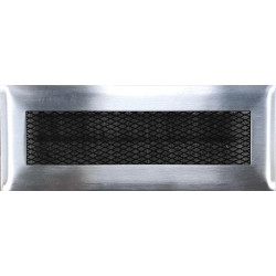 GRILLE 18 x 7 cm INOX Brossé
