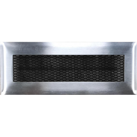 GRILLE 18 x 7 cm INOX Brossé