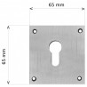 Entrée INOX 65X65